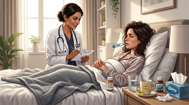 how to cure flu fast