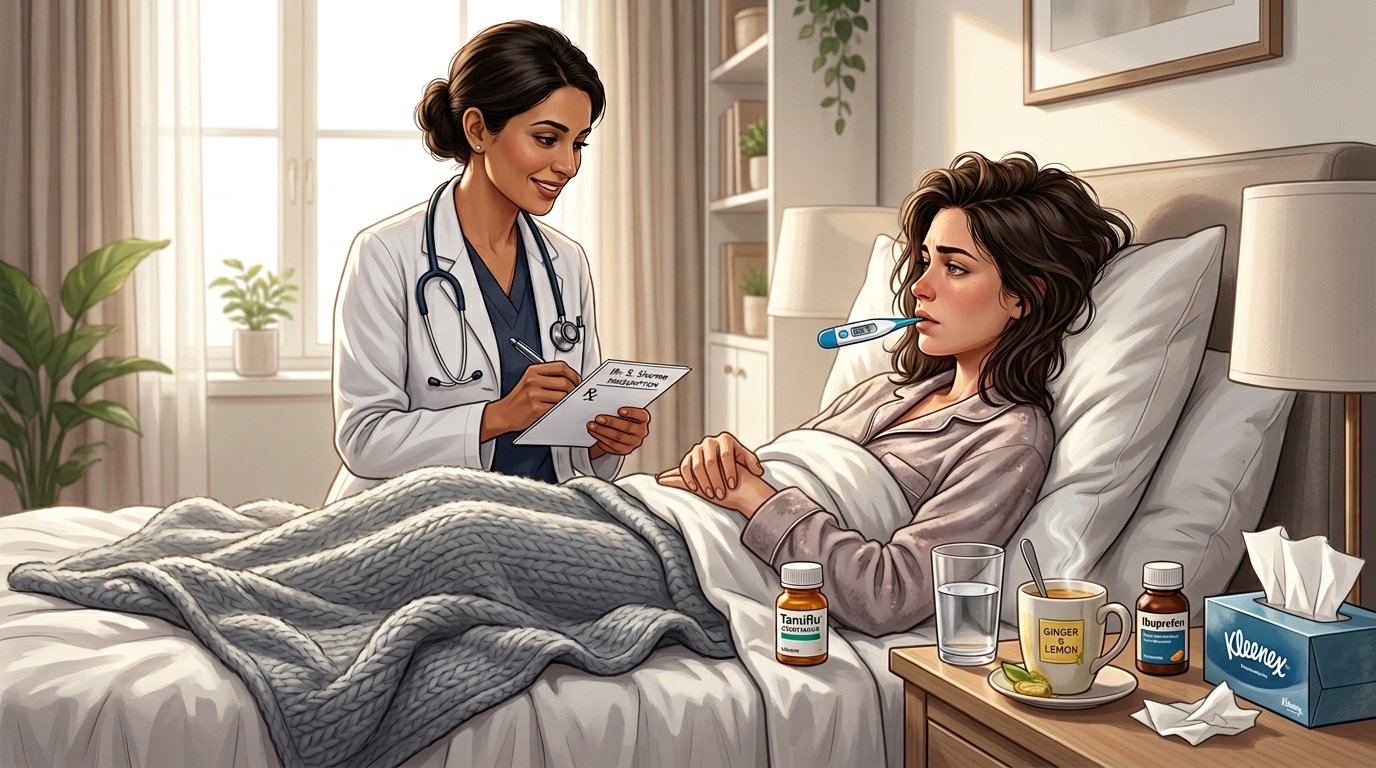 how to cure flu fast